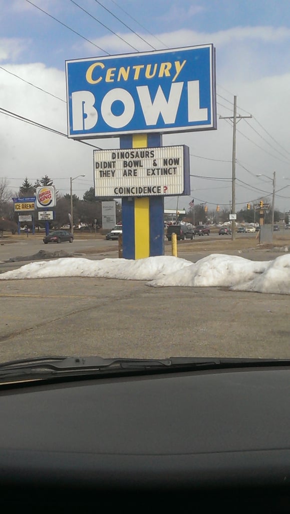 "Maybe I should take up bowling . . . "
Source: Reddit user drewdovoodoo via Imgur