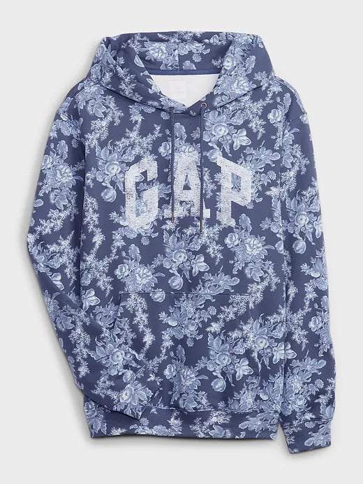 A Floral Logo Hoodie