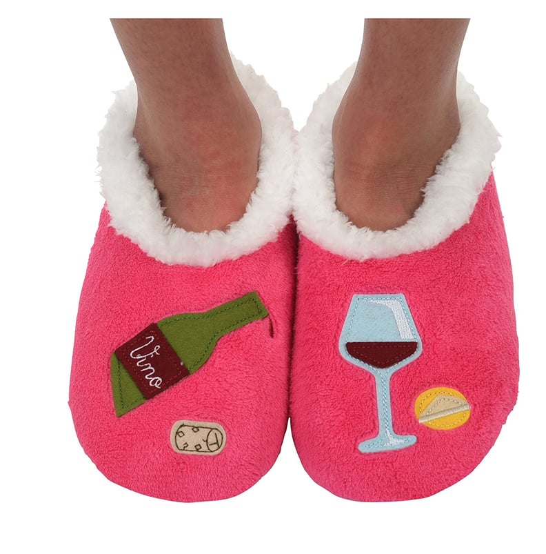 Snoozies Classic Splitz Applique Slippers