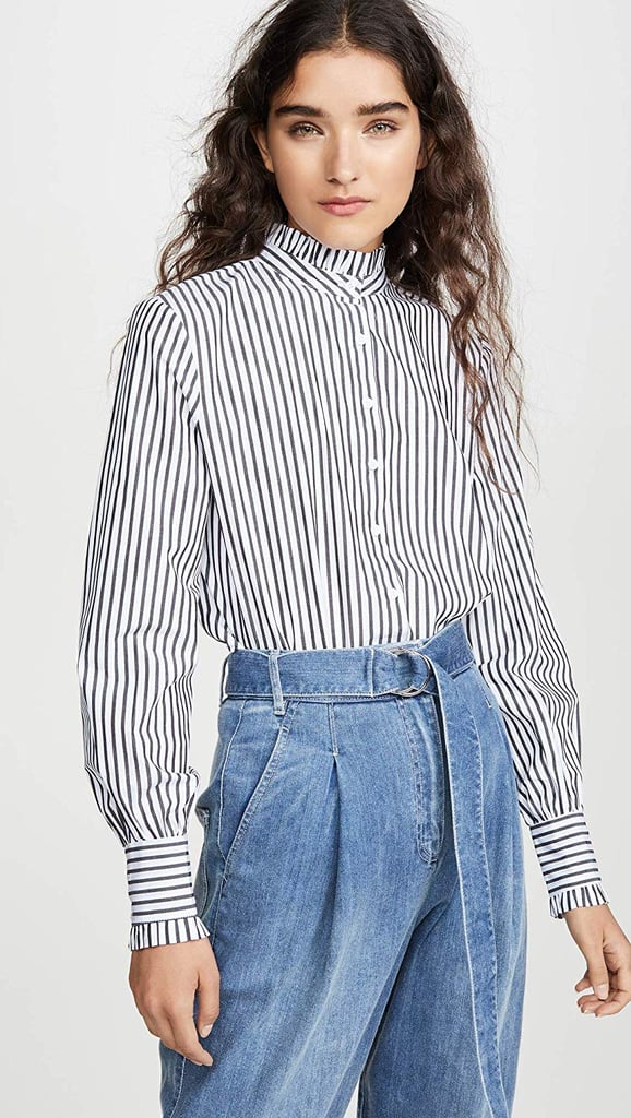 BB Dakota Life Is Ruffle Stripe Top