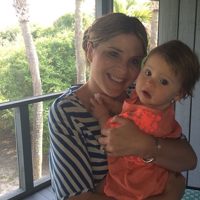 Jenna Bush Hager celebrated her first Mother's Day with her "duck," Mila.
Source: Instagram user jennabhager