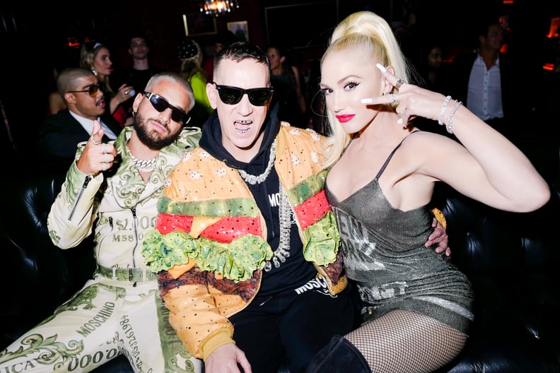 Maluma, Jeremy Scott, and Gwen Stefani