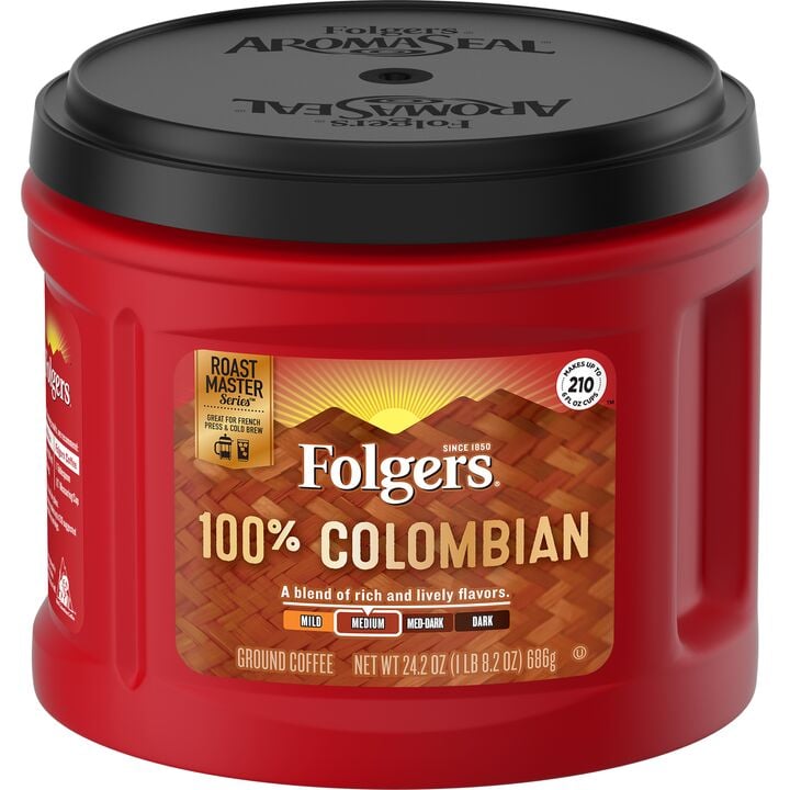 Folgers Colombian Canister