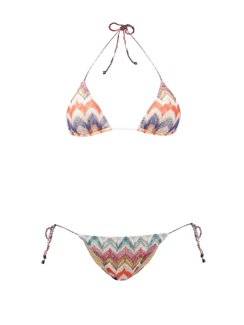 Missoni Mare Chevron-Stripe Triangle Bikini