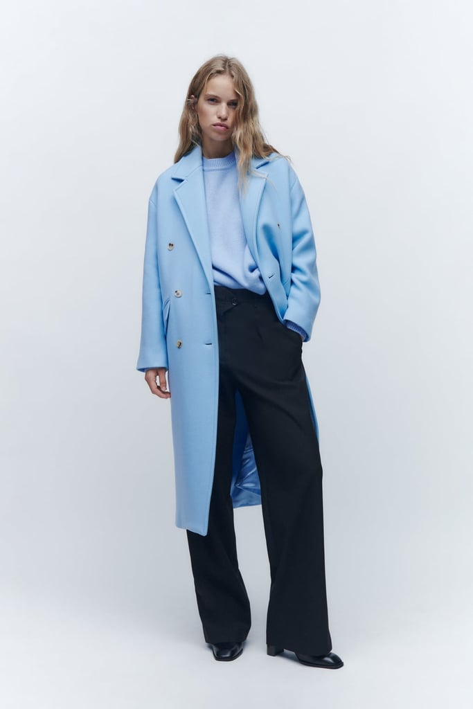 Zara Wool Blend Oversized Coat