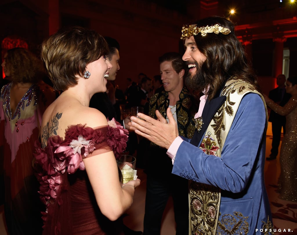 Jared Leto and Scarlett Johansson at the 2018 Met Gala