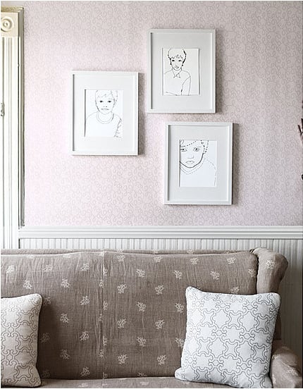 Create embroidered portraits of your loved ones.
Source: Country Living Magazine
