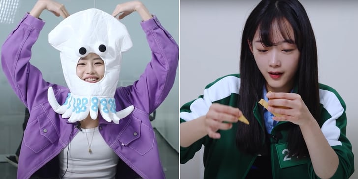 Squid Game Cast Takes on the Dalgona Challenge | Video | POPSUGAR