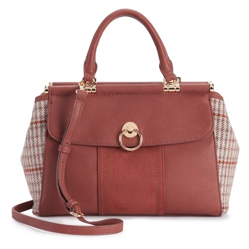 LC Lauren Conrad Printed Hil Satchel