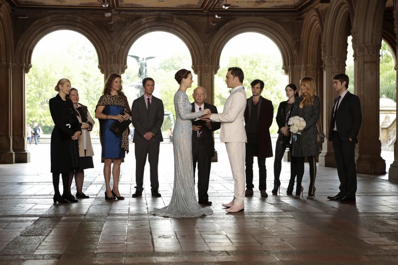 Chuck And Blairs Wedding Gossip Girl Wedding Pictures Popsugar Entertainment Photo 61 