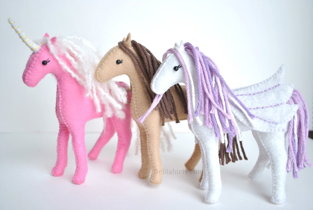 Felt Unicorns