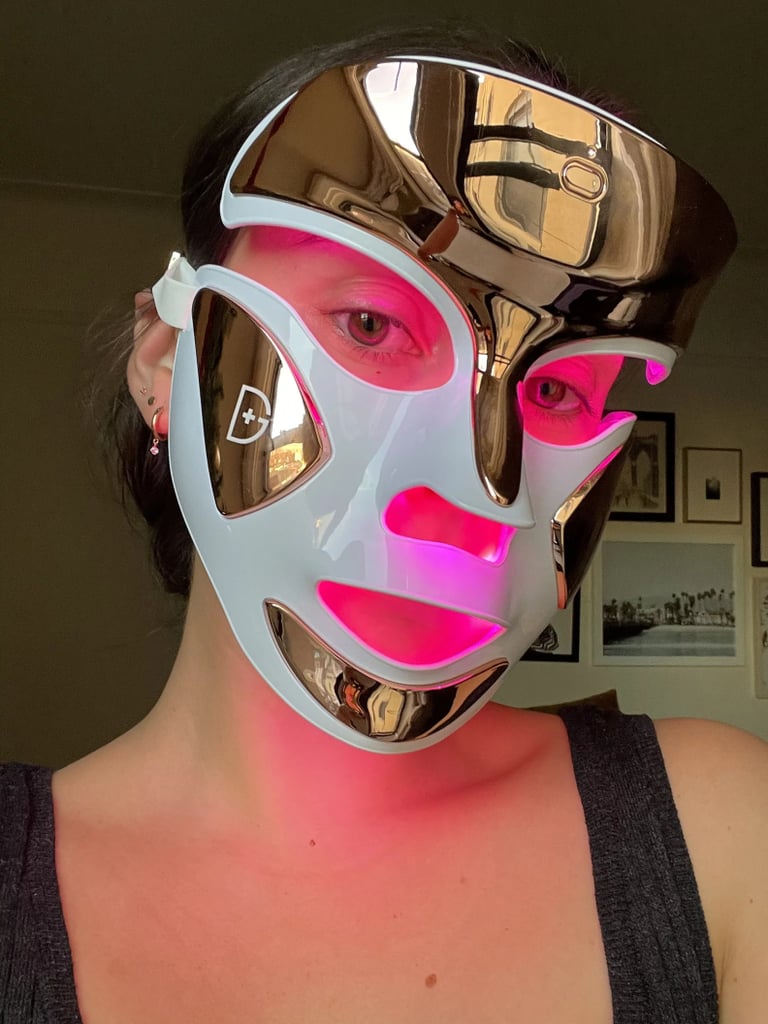 Dr. Dennis Gross Skincare DRx SpectraLite FaceWare Pro ($455)
If an LED face mask is on their wishlist, this one from Dr. Dennis Gross Skincare is perfect for those who want something quick and low maintenance.  It has a secure head strap, so she can get her three-minute treatment in while multitasking. This editor-backed LED mask is FDA-cleared with 100 red LED lights for anti-aging concerns like supporting the production of collagen. It also has 62 blue LED lights for targeting acne-causing bacteria. Read our in-depth review of the Dr. Dennis Gross Skincare DRx SpectraLite FaceWare Pro to learn more.
Editor Quote: "It perfectly conforms to your forehead, cheeks, and chin, and is secured with an adjustable strap behind the head so you can use it just as easily laying down as you can while walking around the house." —  Jessica Harrington, beauty section lead