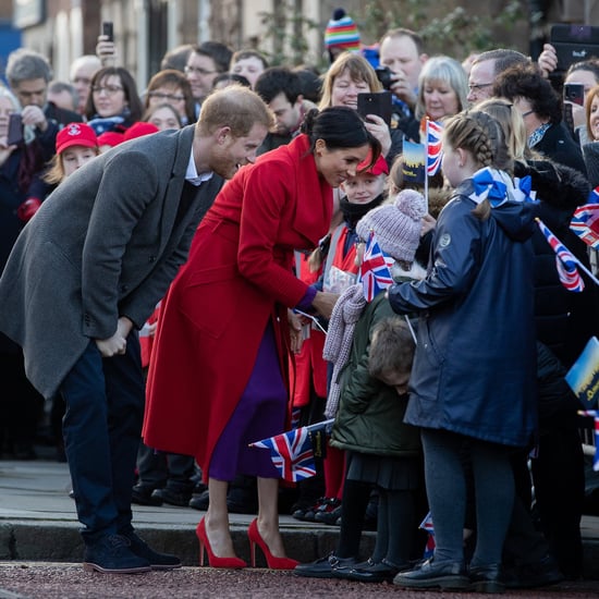 Meghan Markle Prince Harry Let Blind Kids Touch Their Faces