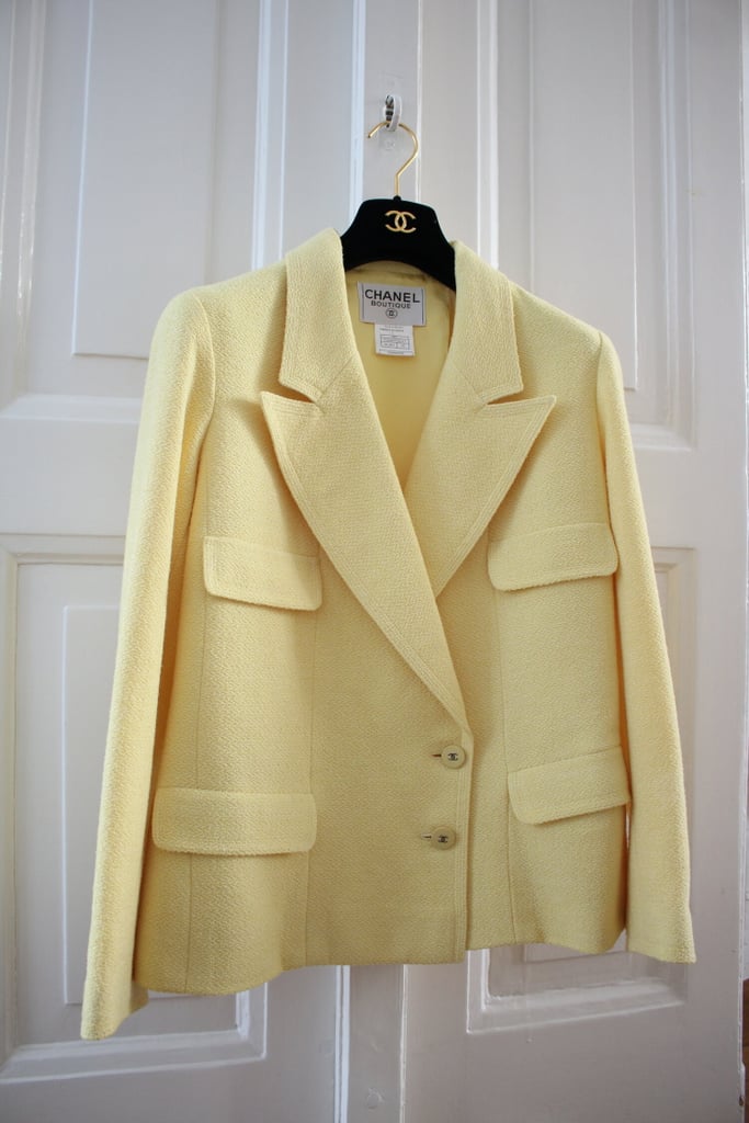 Chanel Vintage Yellow Blazer