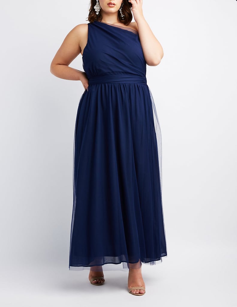 Charlotte Russe Ruched Maxi Dress