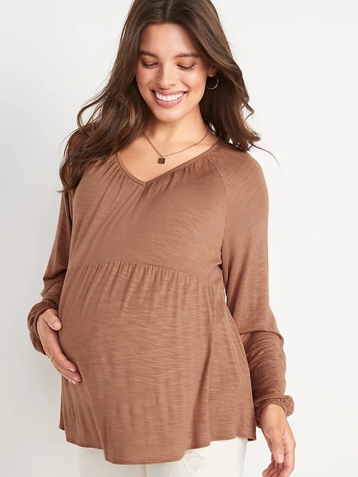 Old Navy Maternity Jersey-Knit Waist-Defined Top