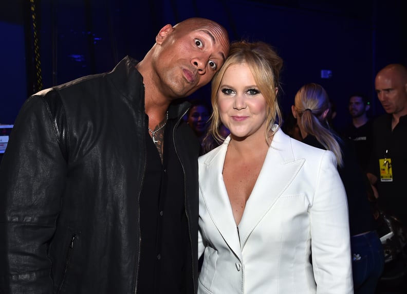 Dwayne Johnson and Amy Schumer Behind the Scenes