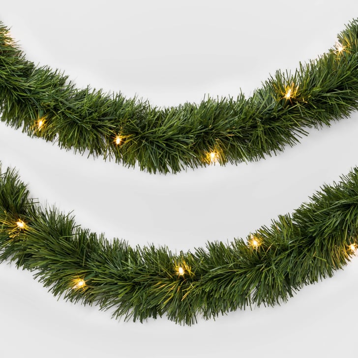 Green Garlands PreLit Artificial Pine Christmas Garland