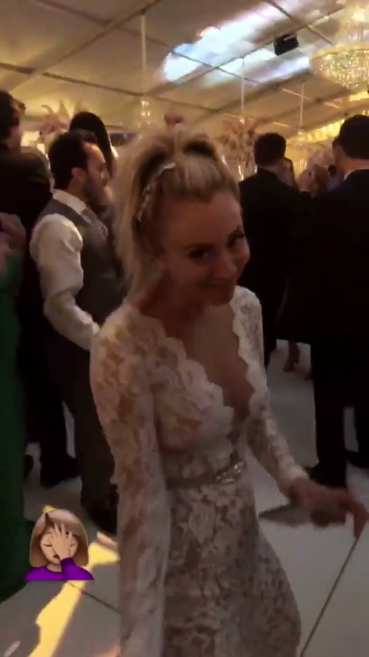Kaley cuoco wedding sales jumpsuit