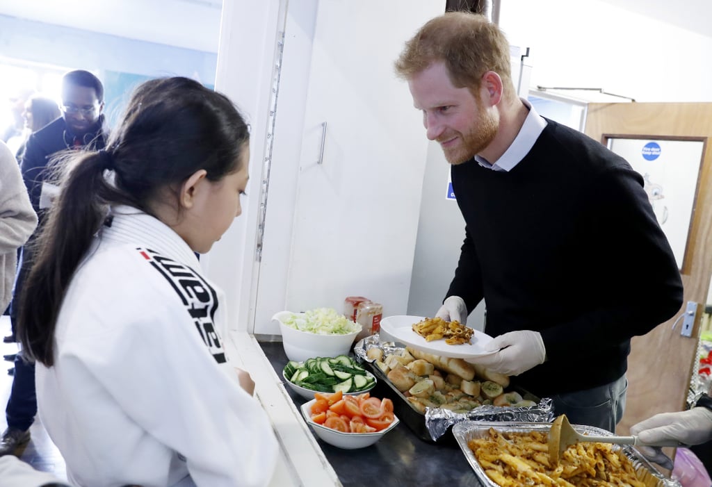 Prince Harry Visits Fit and Fed February 2019