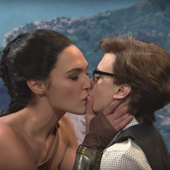 Gal Gadot and Kate McKinnon Kiss on SNL