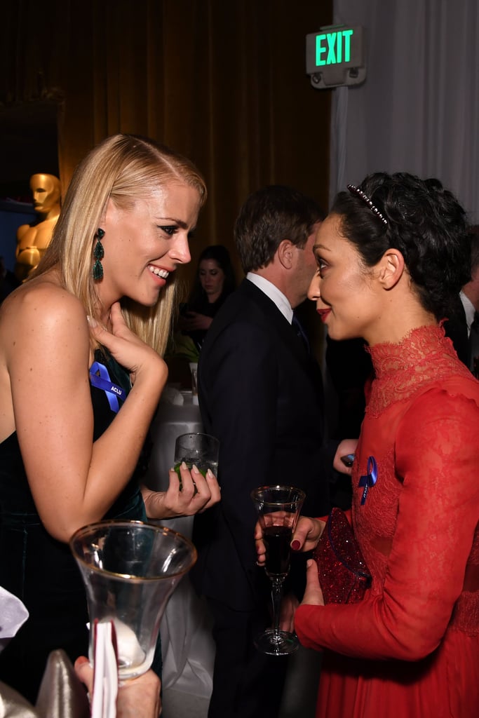 Pictured: Busy Philipps and Ruth Negga
