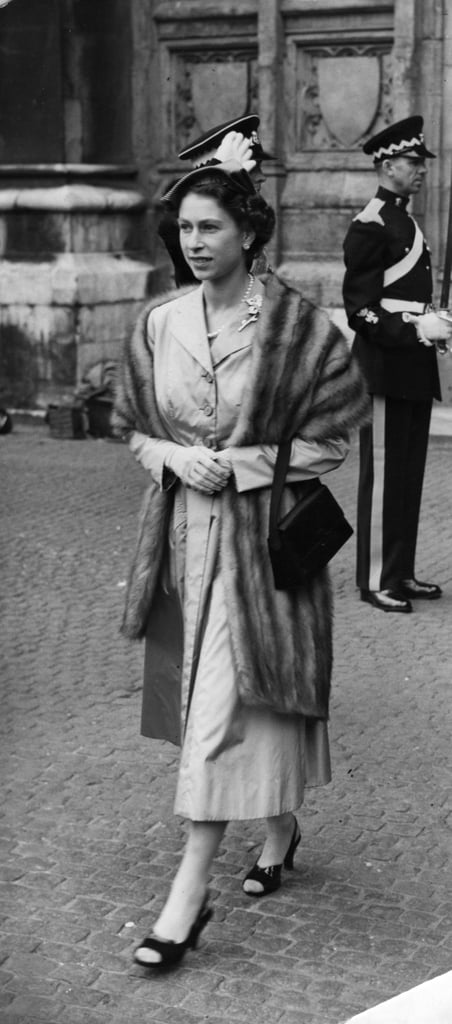 Viscount Althorp and Miss Frances Roche, 1954