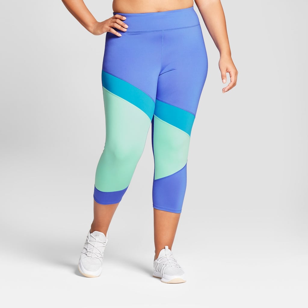 JoyLab Plus Performance Color Block Capri Legging