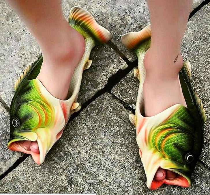 fish slippers amazon