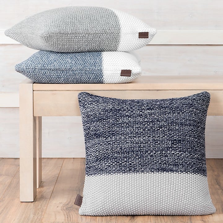 Haven Colorblock Knit Decorative Pillow