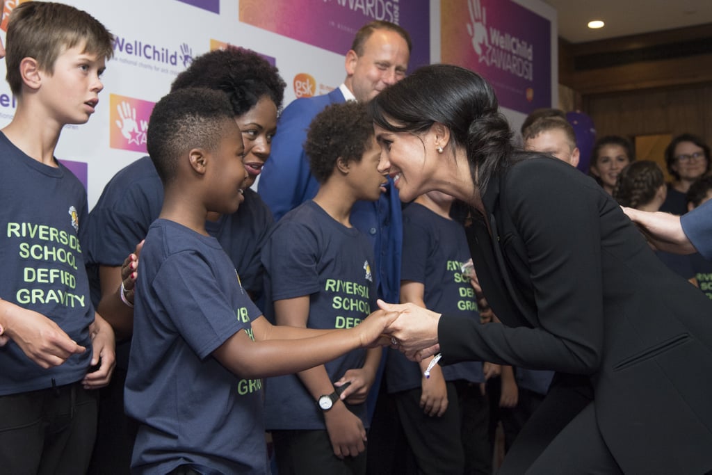 Prince Harry and Meghan Markle PDA at 2018 WellChild Awards