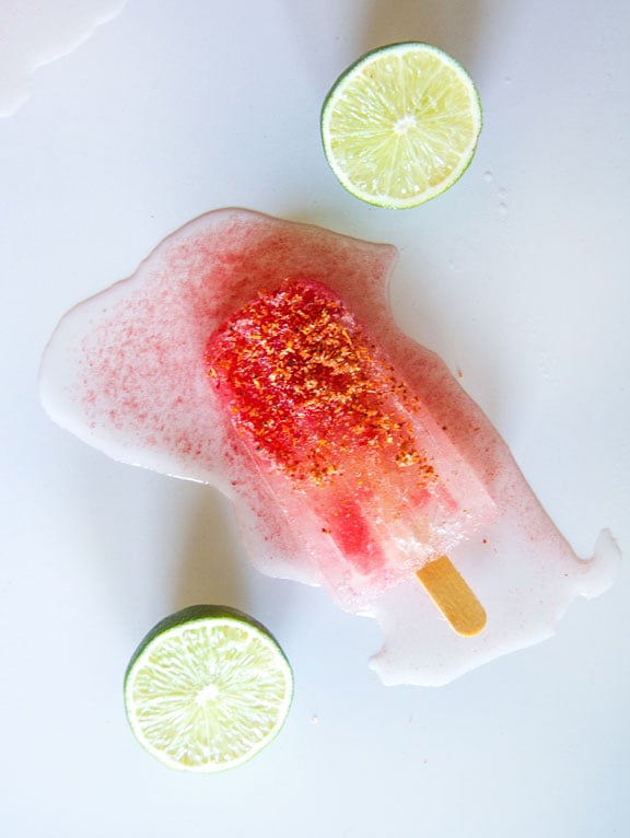 Watermelon Margarita Popsicles