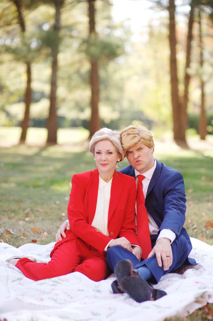 Donald Trump And Hillary Clinton Engagement Shoot Popsugar Love And Sex Photo 15