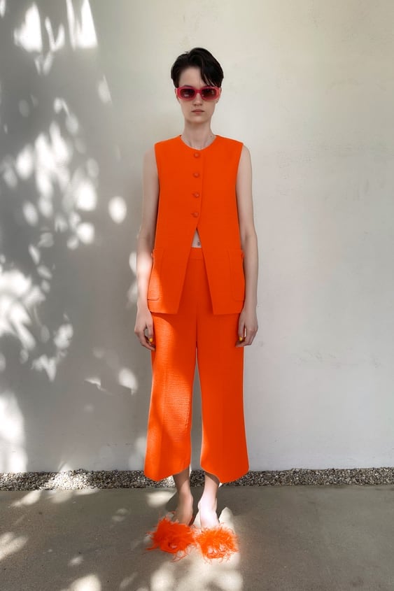 Zara Textured Weave Pants