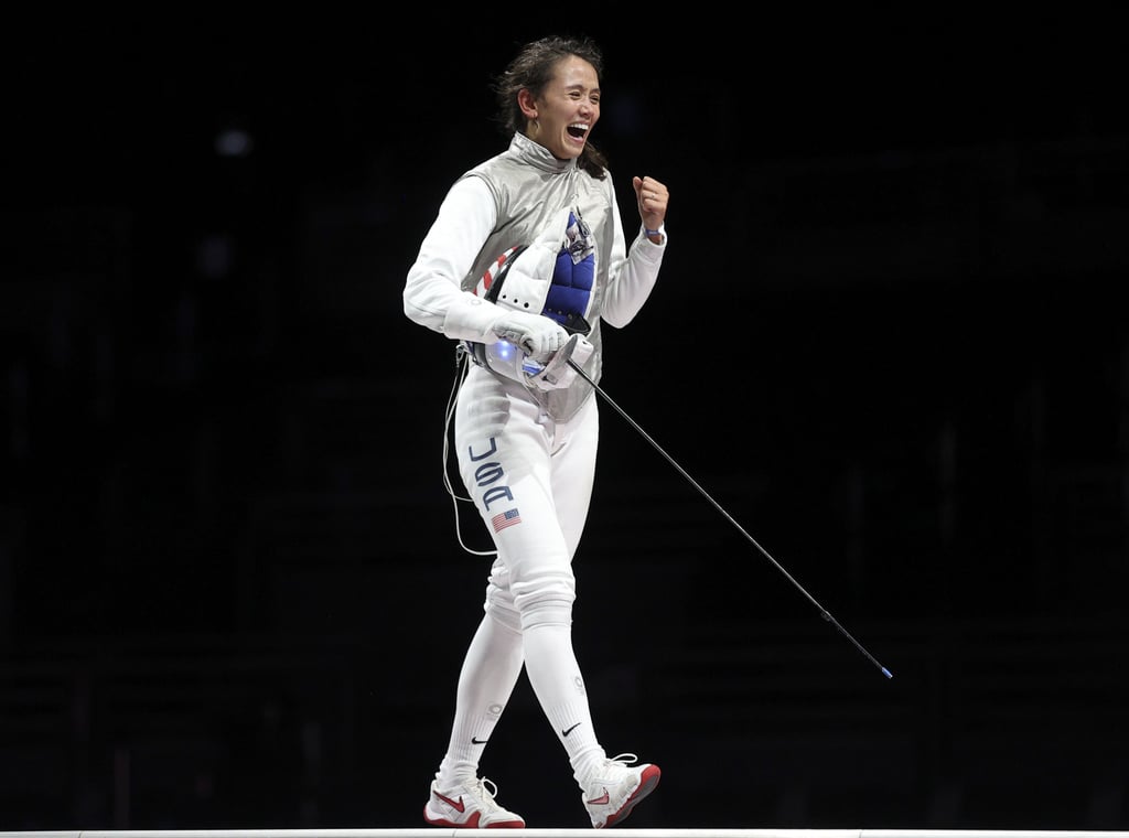 See Lee Kiefer Make History With Olympic Gold Fencing Win