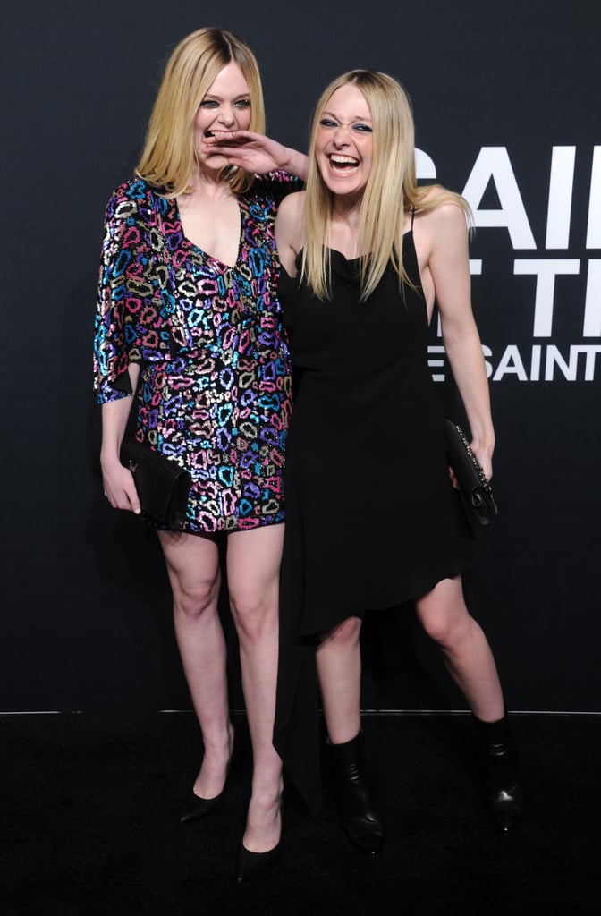 Elle and Dakota Fanning Shared a Laugh
