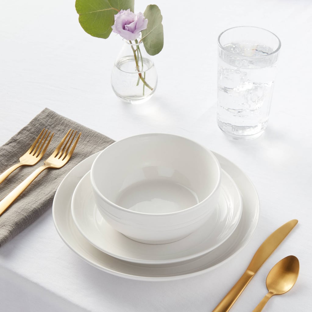 Glossy Stoneware Dinnerware Set