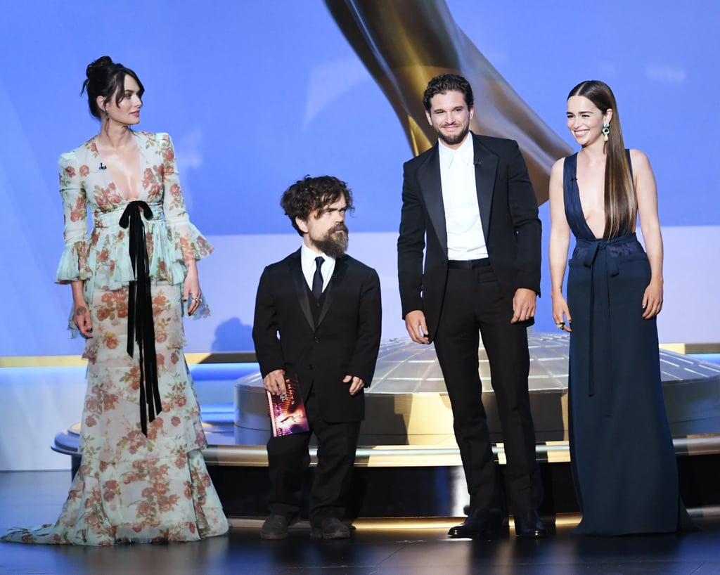 Kit Harington and Emilia Clarke Hug It Out at the Emmys