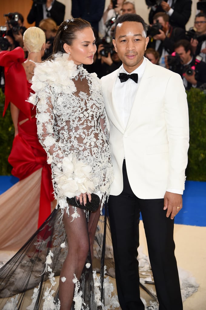 Chrissy Teigen in Marchesa at Met Gala 2017