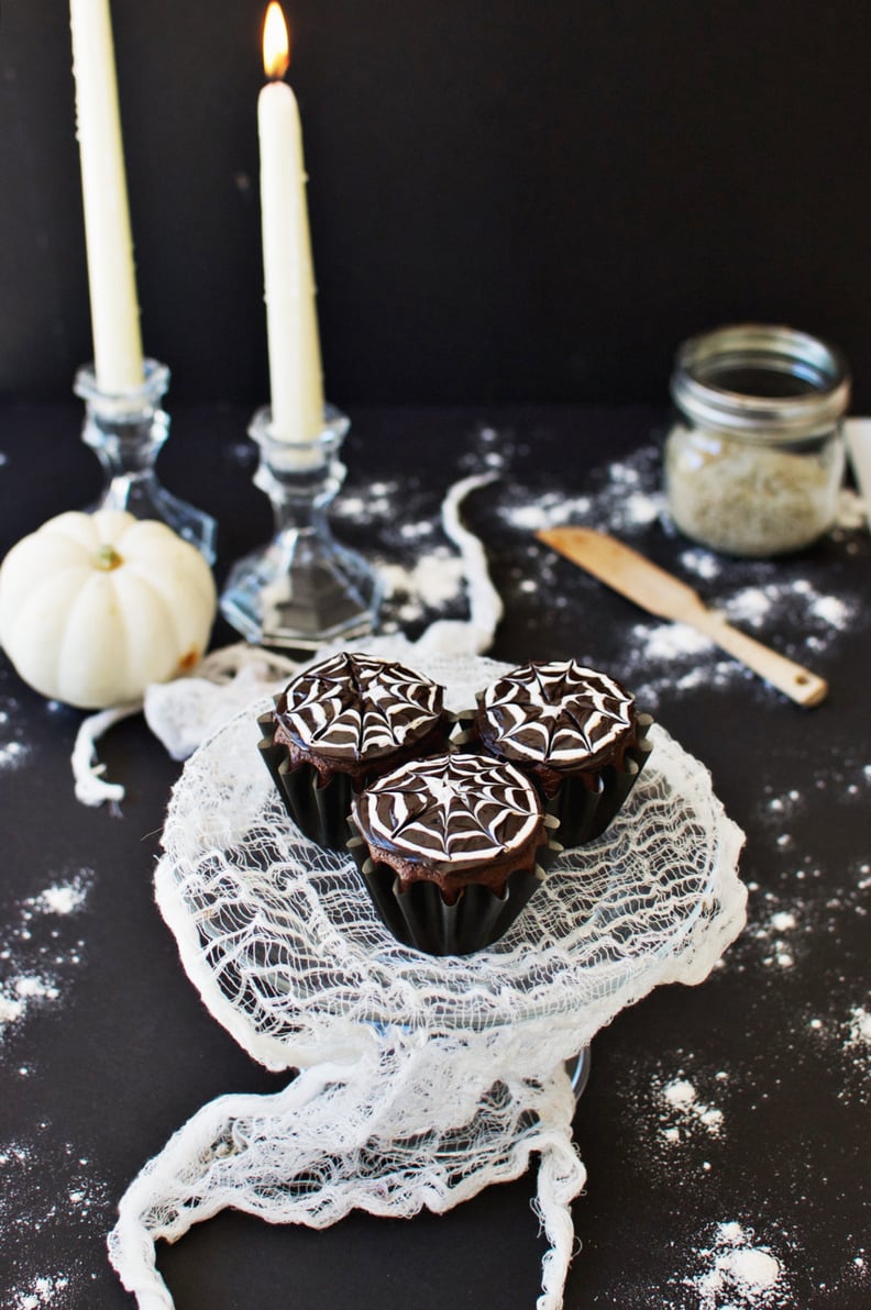 Spiderweb Cupcakes