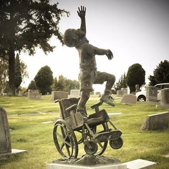 Dad Designs Tombstone For Late Son Who Was Paralyzed