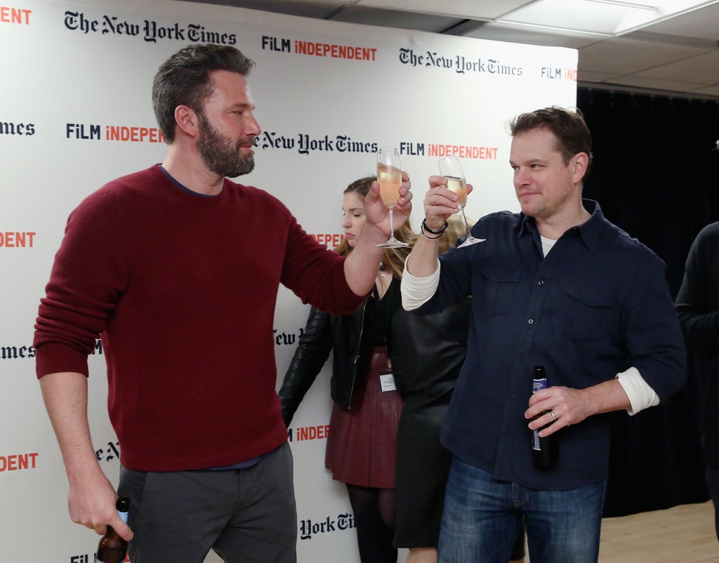 Matt Damon and Ben Affleck at Film Independent NYC 2016