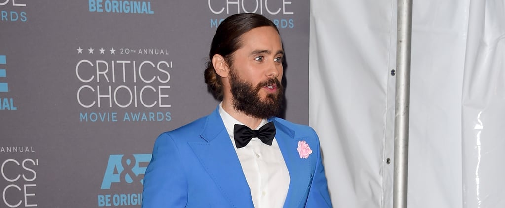 Jared Leto Man Bun Critics' Choice Awards