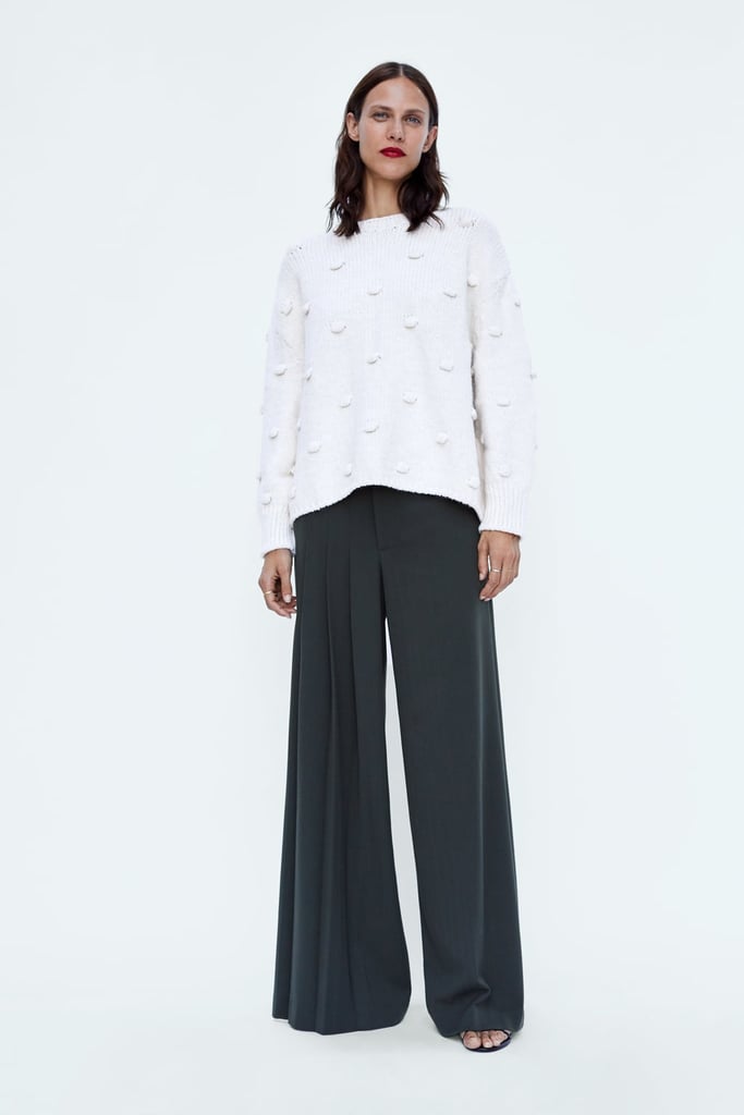 Zara Pompom Sweater Best Zara Pieces Autumn Winter 2018