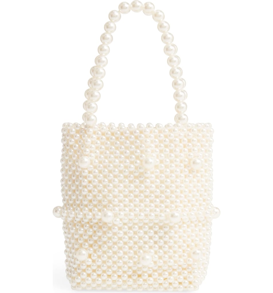 Rachel Parcell Mini Beaded Top Handle Bag