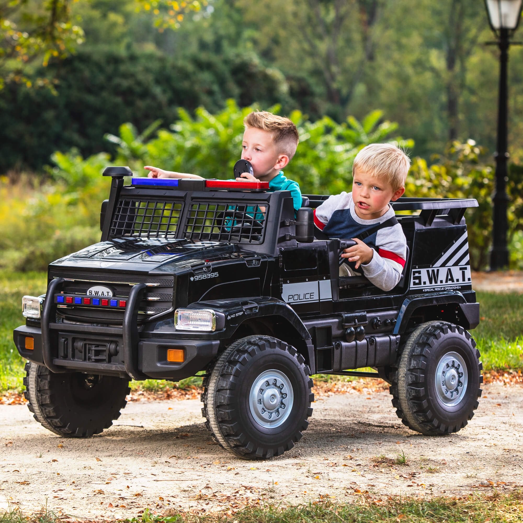 police swat truck toy
