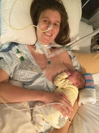 The Photo of a Mom With ALS Determined Breastfeed