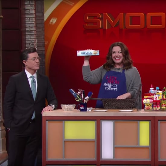Melissa McCarthy Chopped Video on Stephen Colbert