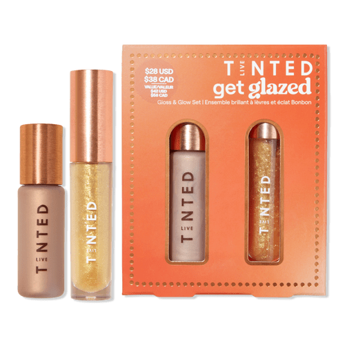 Live Tinted Get Glazed Gloss & Glow Golden Liquid Highlighter & Lipgloss Set