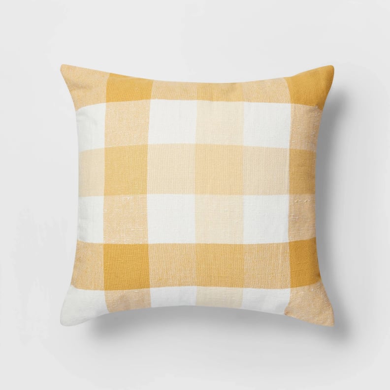 Threshold Square Check Pillow